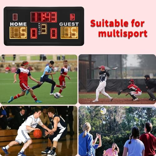 Tableau d'affichage de basket-ball numérique pour score et arbitrage - 6