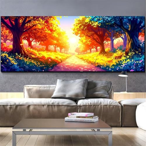 Diamond Painting Broderie Diamant Kit Complet Grand Format 50x150cm Loisirs Créatifs