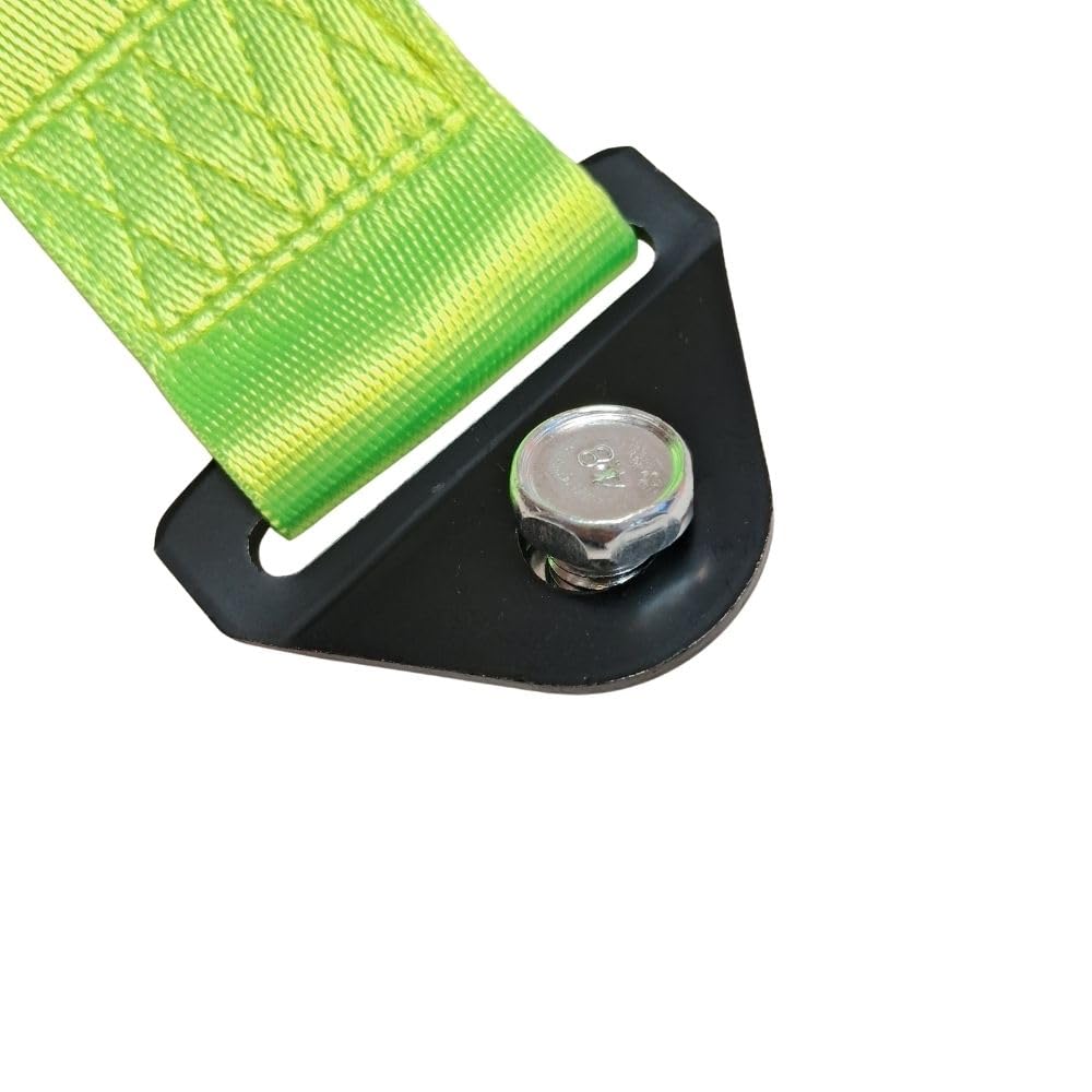 AUTO MT SPARCO NEON Green CAR Truck Tow Belt Strap Universal Front