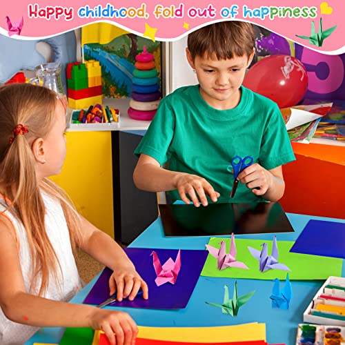 Image of Henoyso 1000 Sheets Construction Paper Bulk, 9 x 12 Inches Assorted Colored Lightweight Paper Craft for Kids Classroom Teachers, School Supplies for Arts and Crafts (Multicolored)