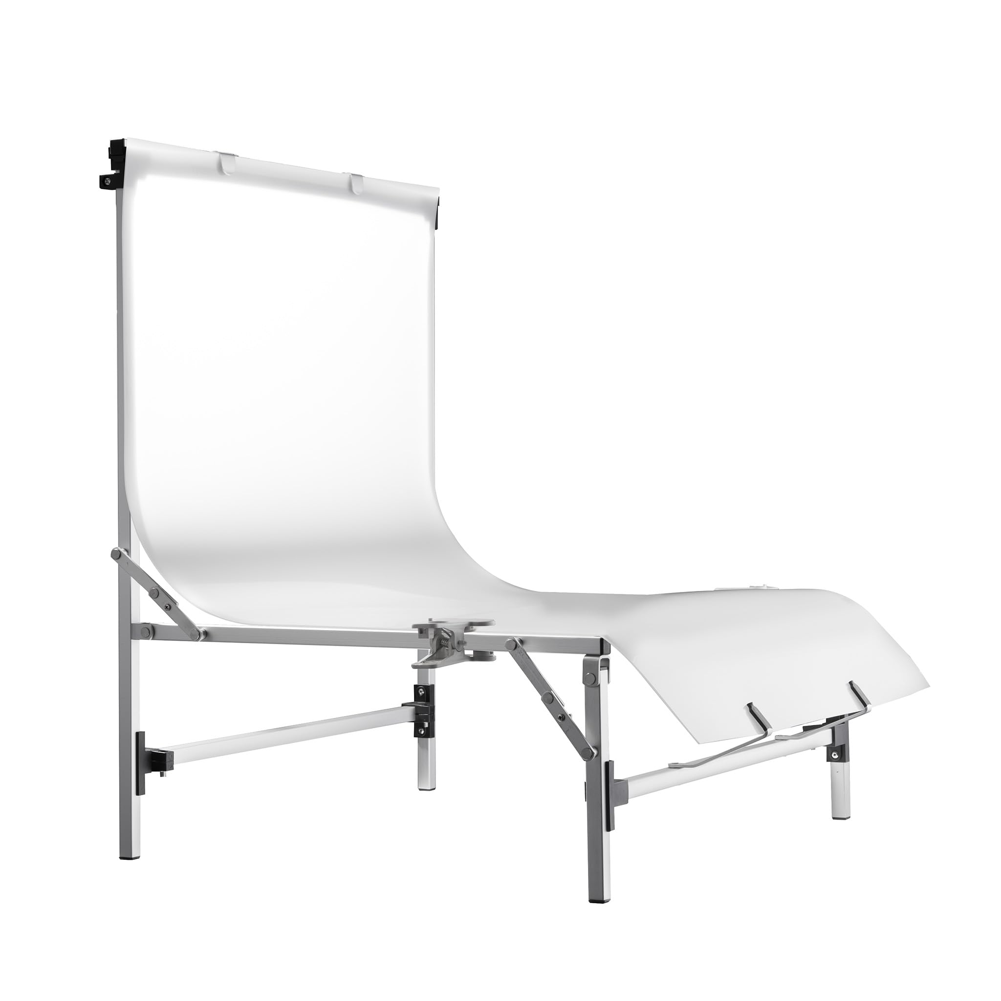 Walimex pro Fototisch Tavola Aufnahmehöhe 28 cm, Aufnametisch für Produktfotografie mit Diffusionsoberfläche, bis 5 kg Traglast, Fotostudio Hintergrund für professionelle Bilder