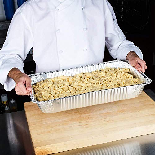 Durable Disposable Aluminum Foil Steam Roaster Pans, Full Size Deep 20x13x3 Inches, Heavy Duty Baking Roasting Broiling Catering Thanksgiving Turkey Dinner (30) - Thumbnail 4