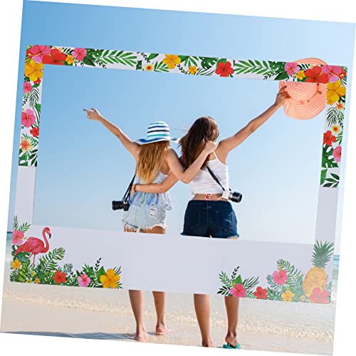 Gadpiparty 1Pc Porta-Retratos Havaí Porta-Retratos Para Festa Praia Adereços Para Fotos Para Festa L