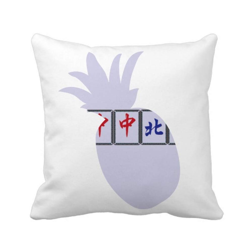 Mahjong carreaux d'ananas housse de coussin déco maison salon taie