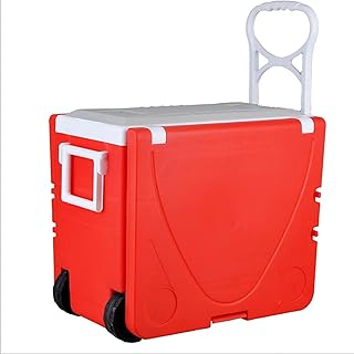 Portable Camping Table,Multifunctional and Convenient Outdoor Camping Folding Tables and airs Red Refrigerator Car Freezer with Stool Bea Barbecue Camping