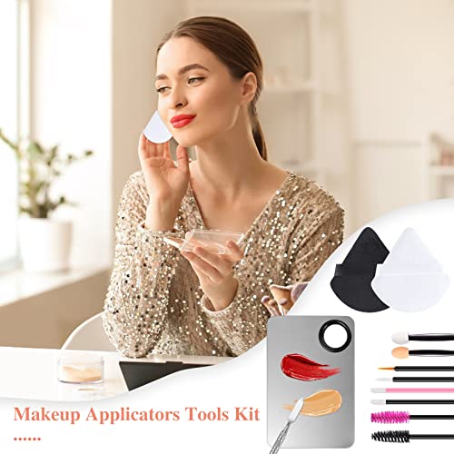 306 Pcs Disposable Makeup Applicators Tools Kit 70 Disposable Eyeliner Brushes 100 Mascara Wands Eyelash Brush 100 Lipstick Applicators 30 Eye Shadow Brush #TOP6