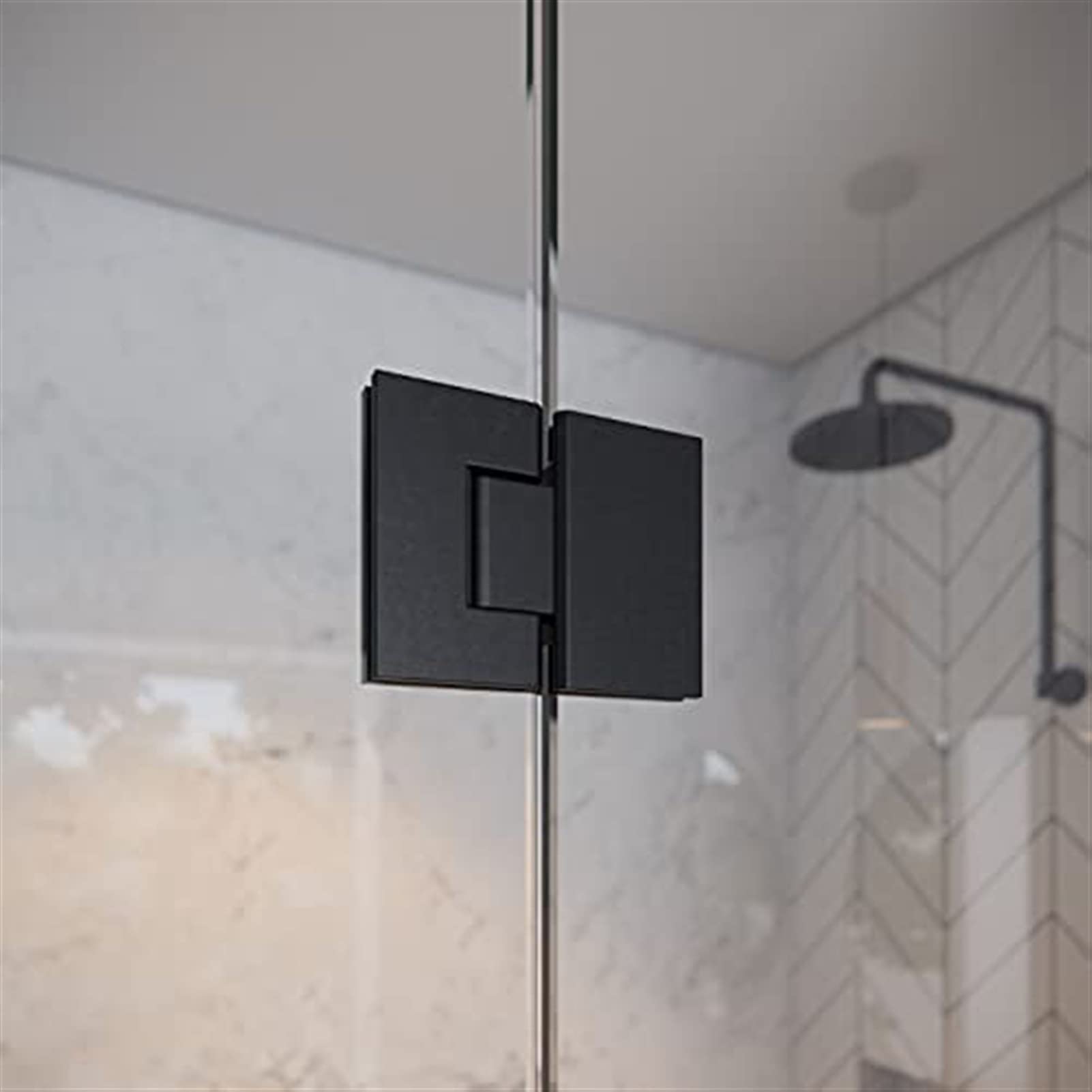 Bisagra para mampara de ducha, Puerta de vidrio Bisagra puerta baño Abrazadera
