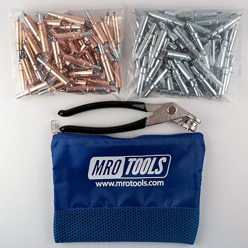 50 1/8 & 50 3/32 Zephyr Kwik-Lok Cleco Fasteners + Cleco Pliers w/Carry Bag (KZ4S100-3)