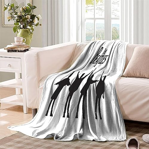 VAttea Couverture Polaire 3D The Beatles Automne Et Hiver Couverture en Flanelle Mode 3D Couverture Douce pour Enfants Adultes Bébé Couverture en Peluche 127X152CM - Les Beatles, Paul McCartney, John Lennon, RIngo Starr, George Harrison VAttea Couverture Polaire 3D The Beatles Automne Et Hiver Couverture en Flanelle Mode 3D Couverture Douce pour Enfants Adultes Bébé Couverture en Peluche 127X152CM – Image 5