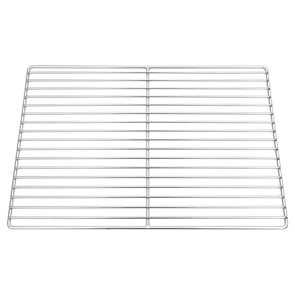 vidaXL Ruszt grillowy 47 x 32,5 cm Stal nierdzewna srebrny