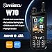 Anysecu W70 Android 10 Network Radio Zello/Real Walkie Talkie GPS PTT IP67 POC Radio 4100mAh Type-c Mobile Radio