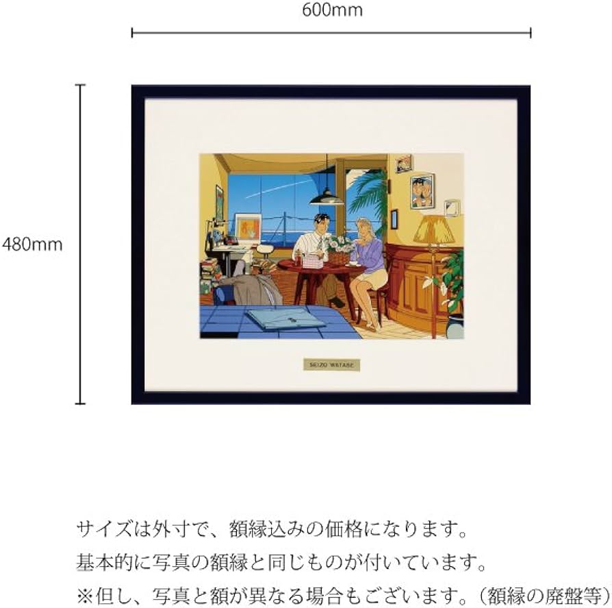 Amazon.co.jp: わたせせいぞう アートポスター（オフセット