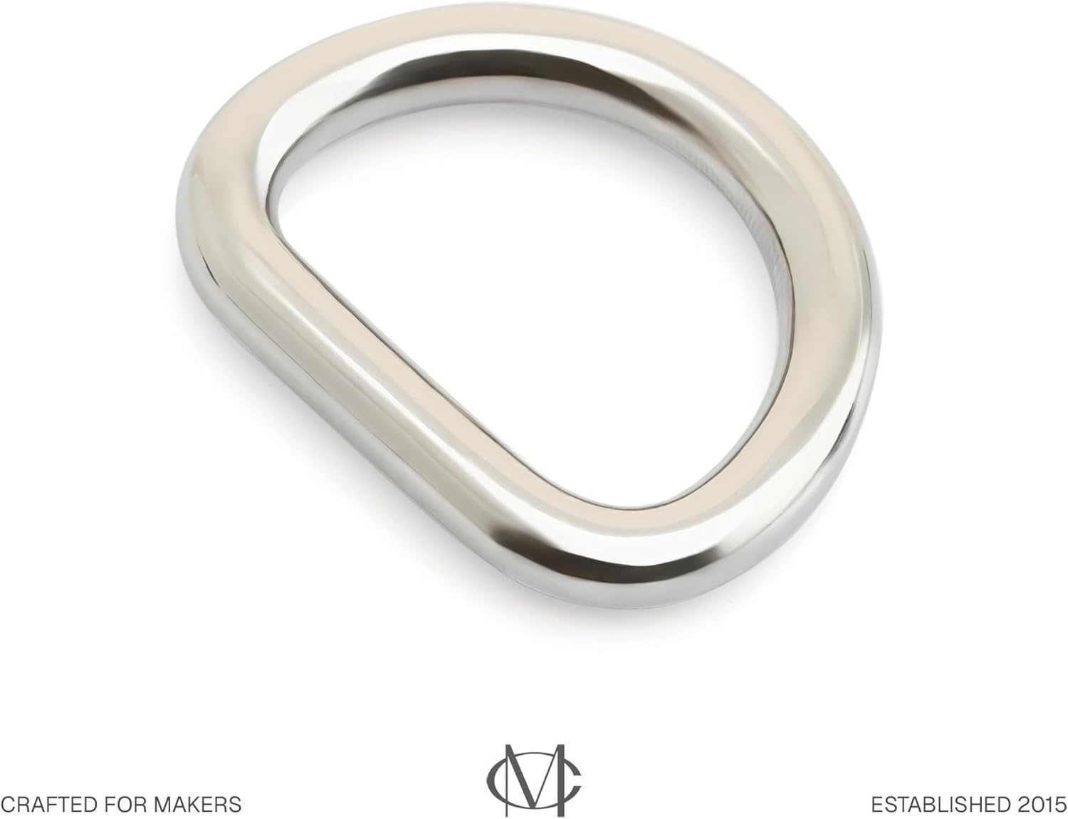 CRAFTMEMORE 6pcs D-Ring Findings Purse Belt Strap Loop Quality Finish Purse Making D Rings SCD1 - Image 2