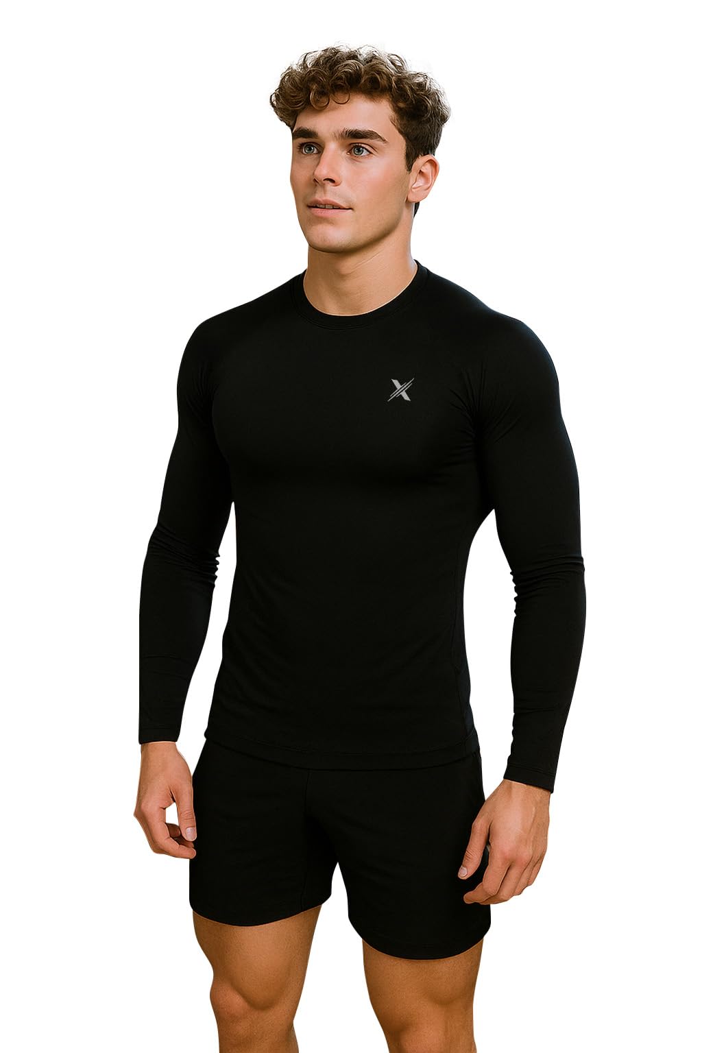 Men Solid Full Sleeve Polyester Multicolor T-Shirt-image-11