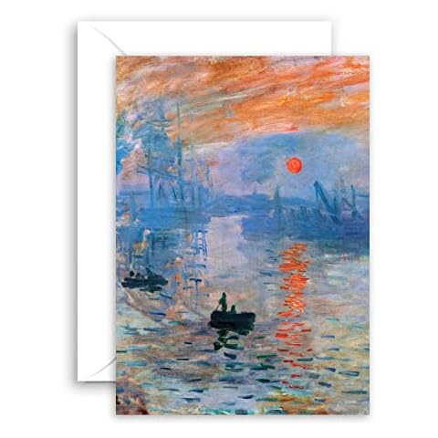 Lithobee Claude Monet Impression Sunrise Card Cover