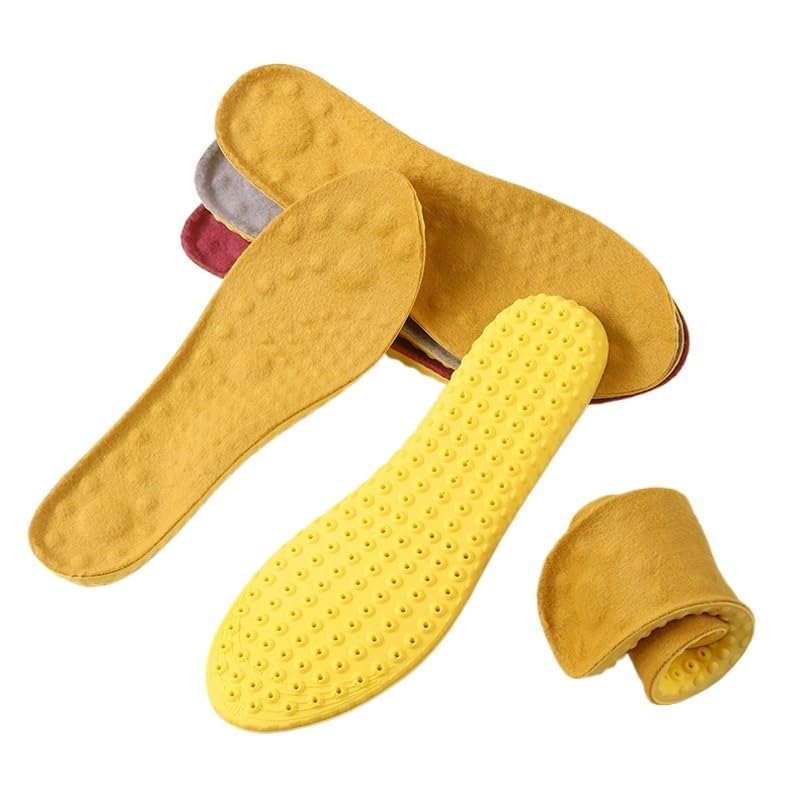 Semelle intérieure décontractée for et Femmes, Semelle intérieure Thermique Absorbant la Sueur, Absorbant Les Chocs et Semelle intérieure en Velours(39-40)