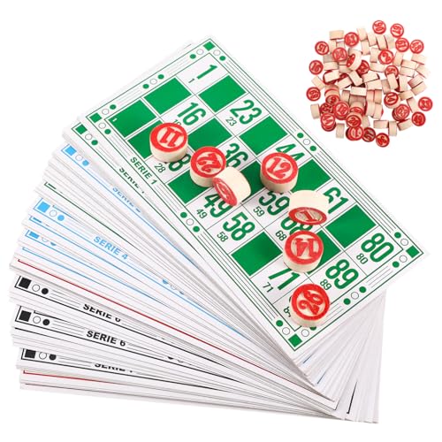 ADOCARN 1 セット ビンゴ番号チェス ビンゴカード キューピッド小道具 スエードのポットホルダー 少年チェス ネット 指輪 鎖 bingo フィギュアチェスゲーム 論理的なチェスゲーム 木