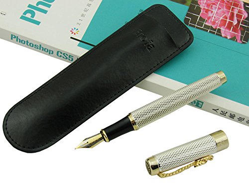Stylo-plume dragon Jinhao en cuir véritable, le cadeau idéal pour collectionneur