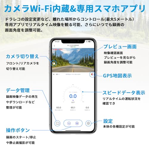 4K ドライブレコーダー本体 車載 2カメラ 前後同時録画 自動車 装着即時録画 WiFi 3000mAhバッテリー内蔵 スマート感知センサー 前後カメラ アクションカメラ ウェアラブルカメラ バイク用ドライブレコーダー ヘルメット装着 自転車 スマホ連携 小型 バイクドラレコ ループ録画 オートバイ ドラレコ 高防塵防水機能 煽り運転対策 日本語説明書