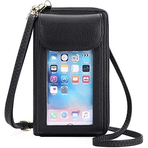 FALAN MULE Crossbody Purse for Women Leather Crossbody Bag For Women Cell Phone Wallet Purses Should Bag Cover