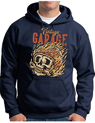 Sweat à capuche voiture de course vintage OM3 sweat homme chaud pour garage et circuit auto S-4XL