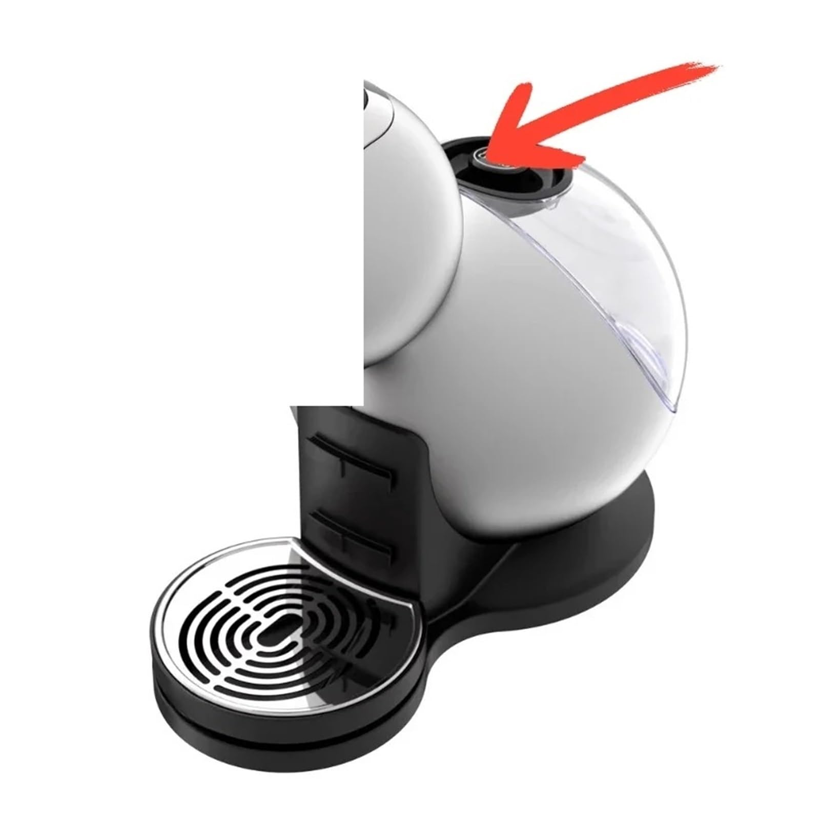 Piezas De La Cubierta Del Tanque De Agua,Compatible Con Nestlé,Compatible Con Dolce Gusto,Accesorios For Máquina De Café En Cápsulas EDG626 EDG420,Fácil Limpieza