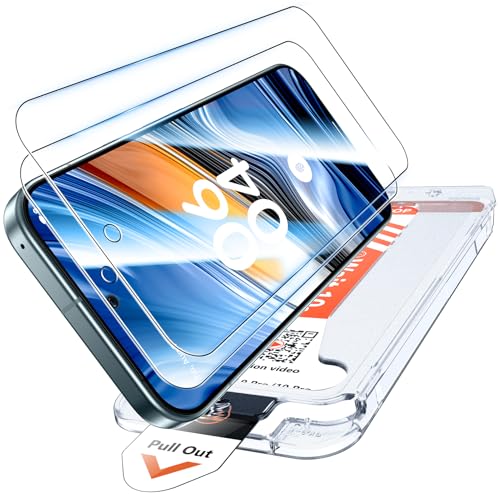 LK für Google Pixel 10 Pro und Pixel 9 Pro Panzer Schutz Glas 2 Stück [Premium Qualität] Vollständige [Auto-Installation] Abdeckung Schutzfolie 0 Staub & Blasen Kratzfest HD & Anti-Fingerabdruck