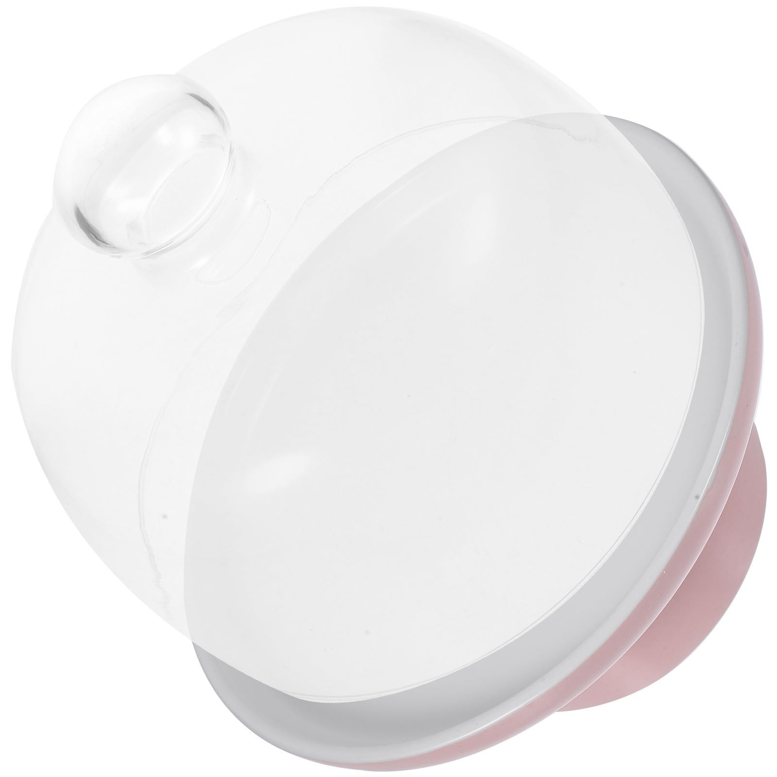 Dôme à gâteau HANABASS et son plateau en porcelaine pour sublimer vos tables de fête