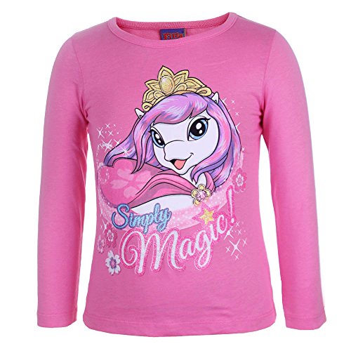 Niñas Filly Camiseta, fucsia - algodón, Rosa (aurora fucsia 837), 100% algodón 100% algodón\n\t\t\t\t, niñas, 98