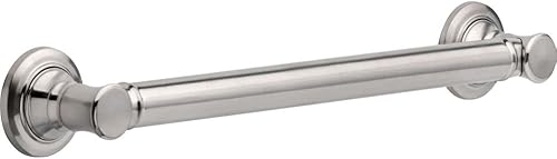 Delta Faucet - Barra de seguridad tradicional para baño 18 pulgadas acero inoxidable modelo 41618-SS 41618-SS