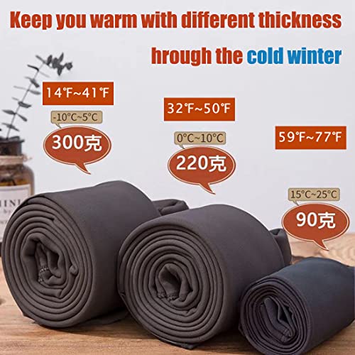 Winter Tights Women Leggings Thermal Pantyhose Fake Translucent Tights Opaque Warm Pantyhose High Waisted Winter Warm Sheer Tight2