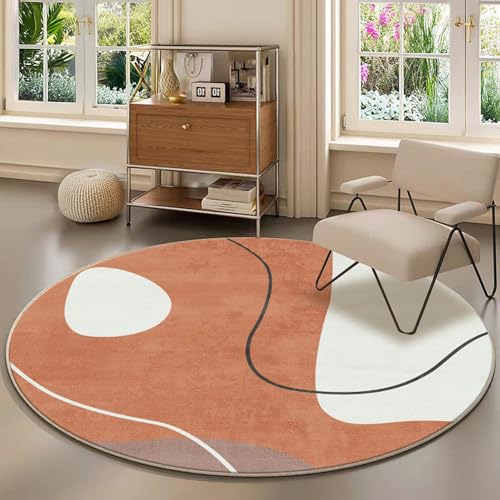 ラグ 円形 おしゃれ 花柄8 北欧 カーペット ラグマット フランネル 毛足ない 滑り止め付き 掃除易い 床暖房対応 オールシーズン 円形ラグ 丸型 80*80cm 滑り止め付 西海岸 絨毯 マット リビング 春夏用 可愛い かわいい 撮影背景 脱衣所 X