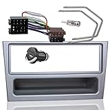 Radioblende SET OPEL Corsa C,Combo,Agila,Vivaro,Omega B,Astra G,Vectra C,Meriva, ISO, lichtsilber