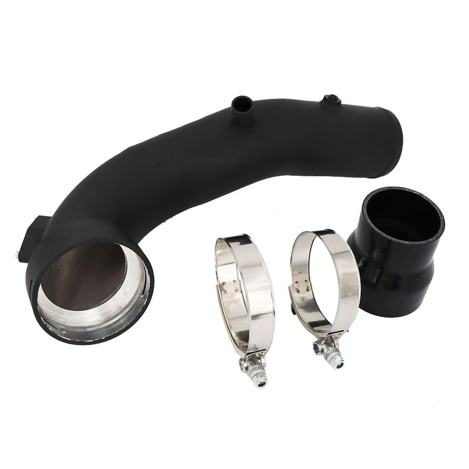 Aweudnhi One Color Intercooler Kit Fit For F07 F10 F11 535I 640I 740I X5 X6 2011+ Intercooler Chargepipe Kit W/T-Bolts