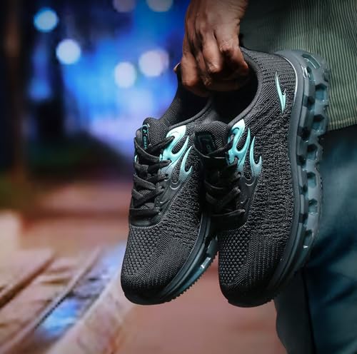 Image of ASIAN Powerplay-29 Men's Running Shoes | Fire-Pattern Design with HexaFlow TPU Sole | Fish-Scale Yarn Upper Shoe | Premium Athletic Sporty Sneakers