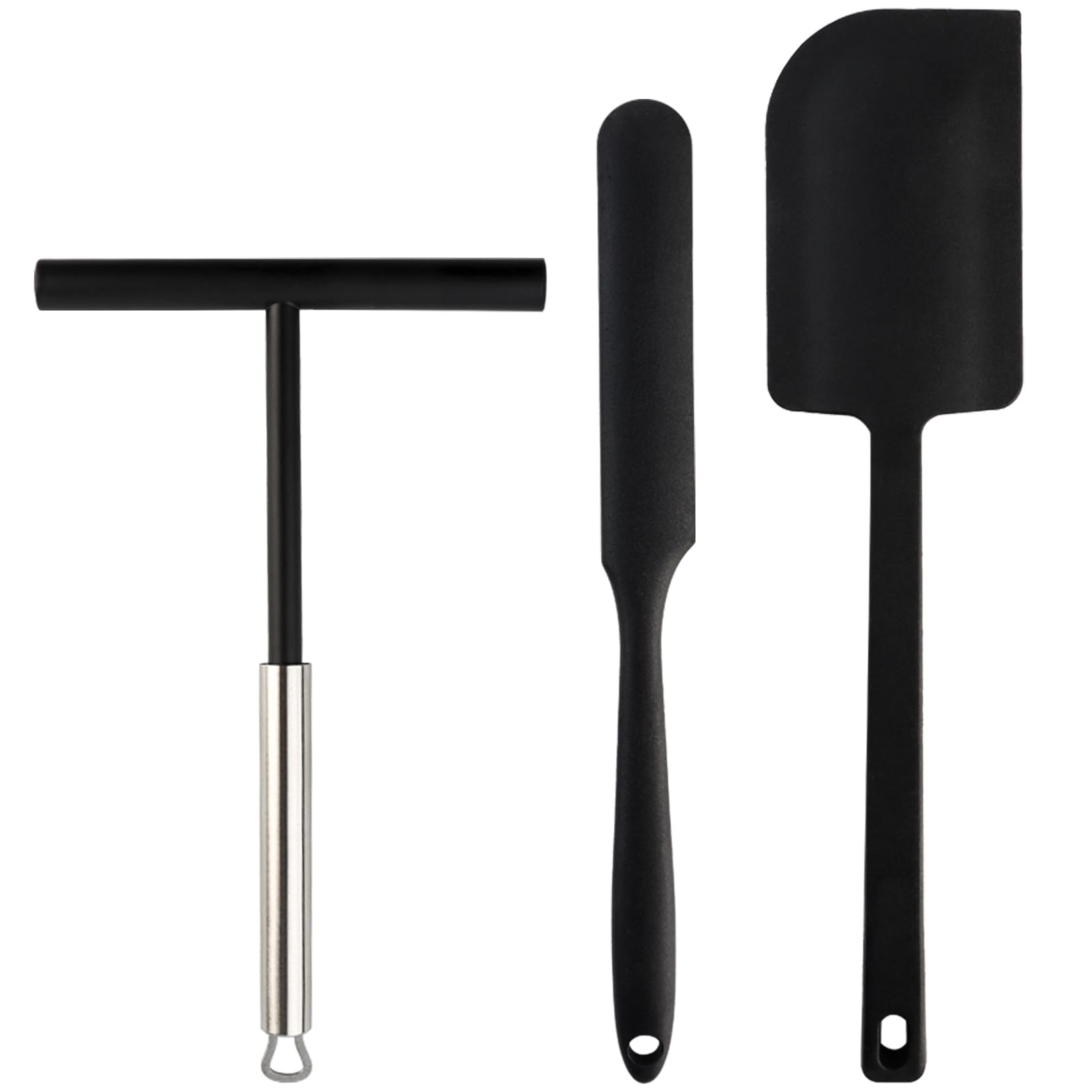 3PCS Crepe Spreader and Spatula Pancake Dispenser Crepe Maker Tools