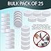 Upper Midland Products Pack of 28 Caps Empty Juice Bottles - White Tamper Seal Lids For 4, 8,12, 16, and 32 oz empty plastic milk containers