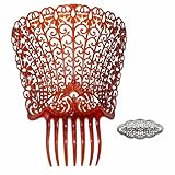 Peineta mantilla con Broche joven