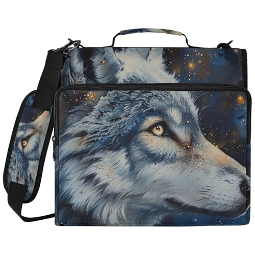 Starry Wolf �u���[�i�C�g�����O�o�C���_�[�I�[�K�i�C�U�[ �m�[�g�p�\�R���X���[�u�t�� �h���W�b�p�[�P�[�X 3�����O�o�C���_�[