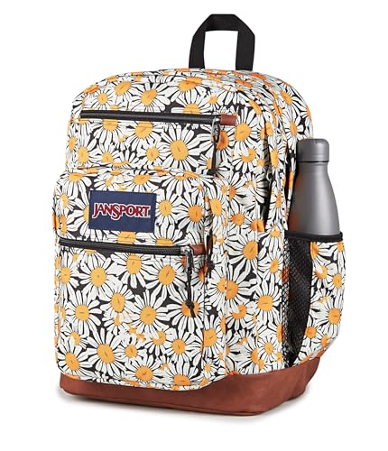 Image of JanSport Cool Backpack with 15-inch Laptop Sleeve, Large Computer Bag Rucksack with 2 Compartments, Ergonomic Straps, Daisy Dreamscape
