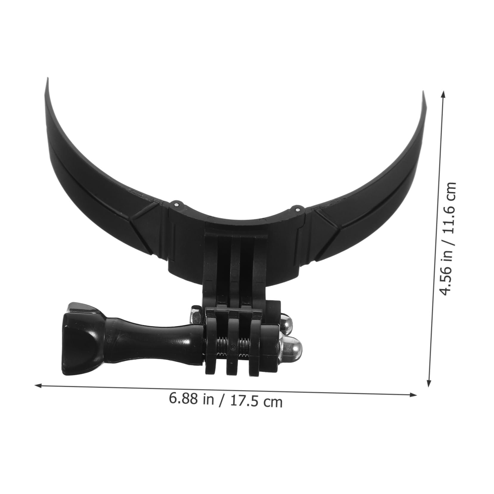 ULTECHNOVO Motorcycle Chin Mount Kit Secure Camera Holder for Motorcycle Helmets Easy to Install Chin Strap Mount for Action Cameras