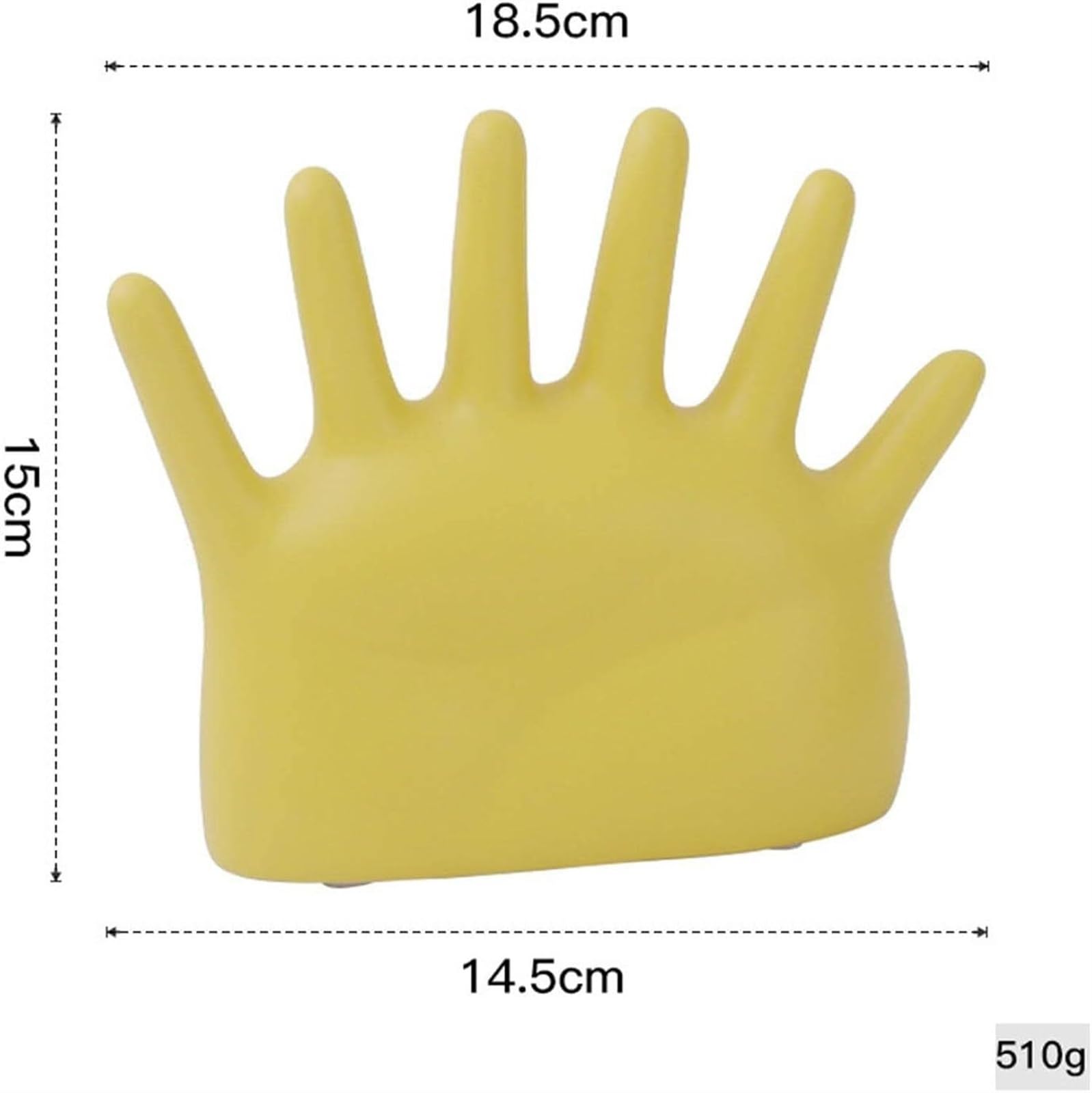Stojak na Biżuterię do Salonu Stojak Na Biżuterię, Stojak Na Bransoletki, Ceramiczny Ozdobny Stojak Na Pierścienie, Stojak na Biżuterię Lekki(Yellow)