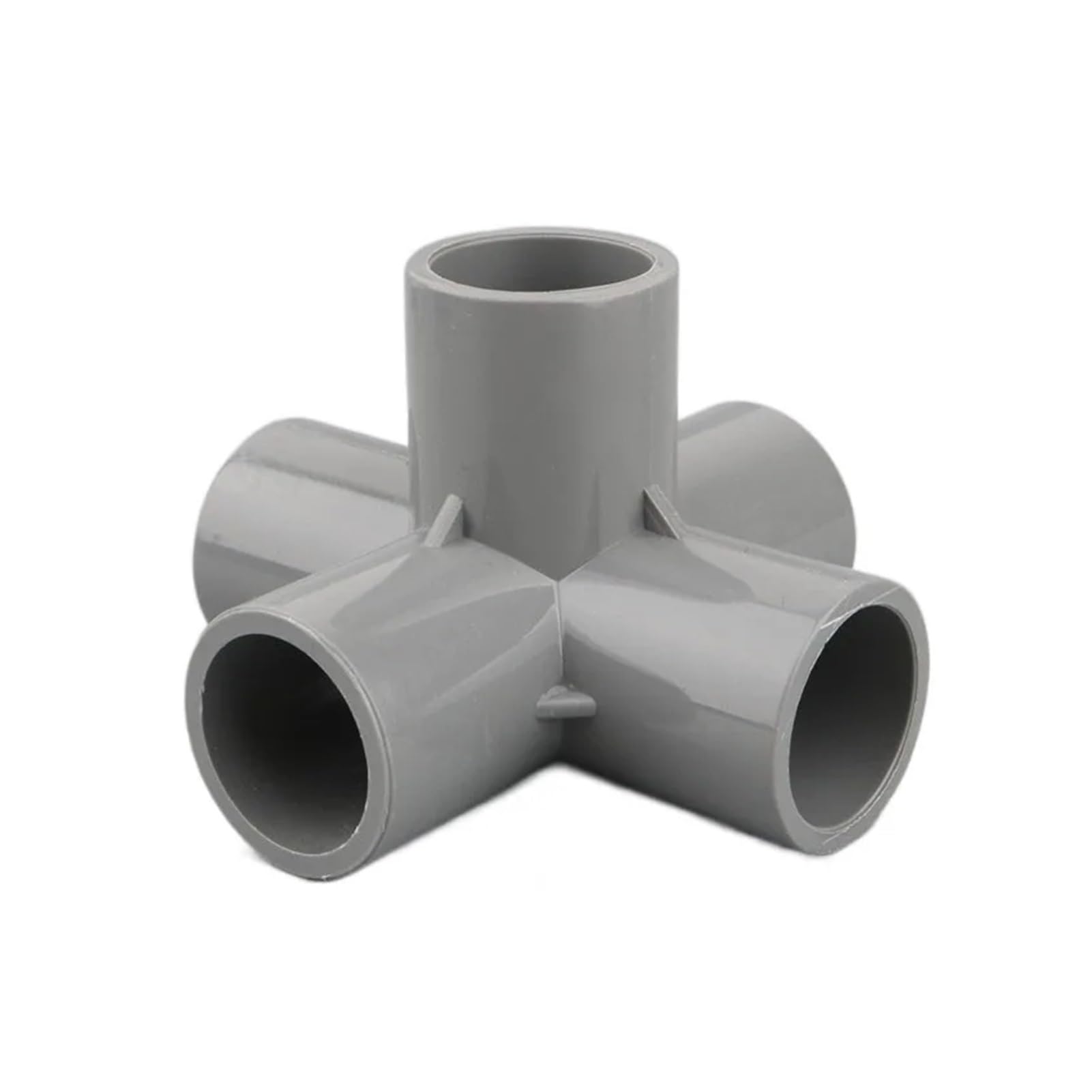 1 Stück 20 25 32 mm grauer PVC-Rohrverbinder, gerades Ellenbogen-T-Stück, Kreuzverbindungen, Wasserrohr-Adapter, 3, 4, 5, 6 Wege-Verbindungen(Yellow,I.D 32mm)
