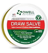 OWELL NATURALS Drawing Salve Ointment 1oz, ingrown Hair Treatment, Boil & Cyst, Splinter Remover,...