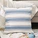 NATUS WEAVER Decorative Linen Throw Pillow Cases Cushion Covers Soft Linen Textured for Bedroom 20