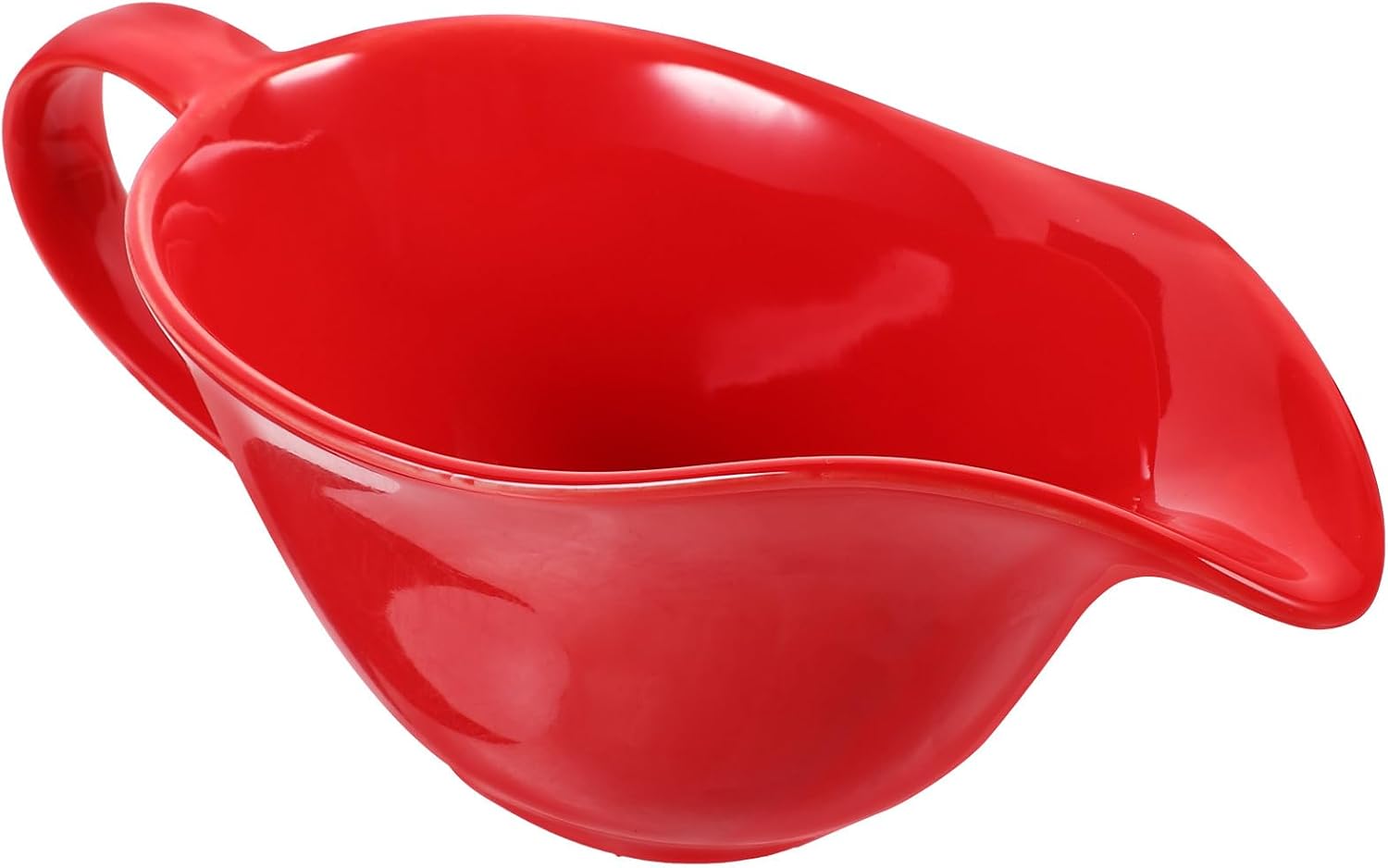 Porcelain Ceramic Sauce Boat with Comfortable Handle for Gravy Milk Syrup Serving Jug Suitable for Home Restaurant Bbq Parties Easy to Clean and Maintain