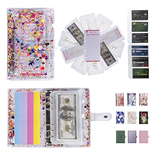 Tc Logo Budget Binder Money Organizer With Zipper Envelops, Sheets For Budgeting, Sticker Labels And 2 Card Holders - 10 Money Saving Cash Envelopes For Binder Budgeting With 24 Sticker Labels #TOP2