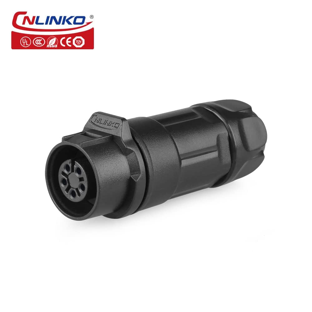 Connettore Impermeabile IP68 M12 3 Poli - Per Cavi Elettrici Industriali, In PBT, Set Maschio/Femmina - Foto 12