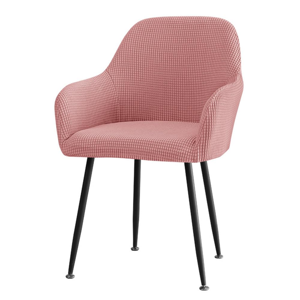 Housse de chaise extensible flanelle beige de qualité pour fauteuil de salon x6