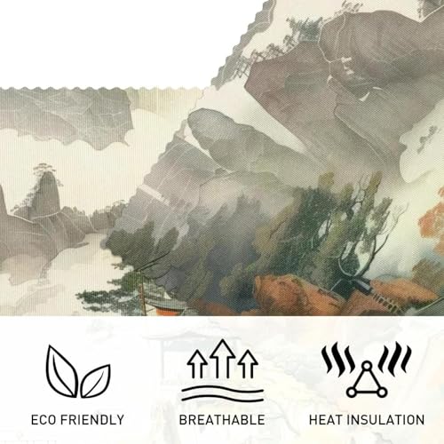 Set de table Temples in the Mountains : la solution anti-glisse et chaleur pour votre table - 4